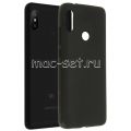 Чехол-накладка силиконовый для Xiaomi Mi A2 Lite (черный 1.2мм)