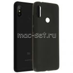 Чехол-накладка силиконовый для Xiaomi Mi A2 Lite (черный 1.2мм)