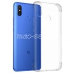 Чехол-накладка силиконовый для Xiaomi Mi Max 3 (прозрачный 1.5мм) противоударный
