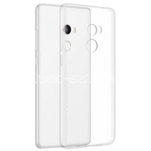 Чехол-накладка силиконовый для Xiaomi Mi Mix 2 (прозрачный 1.0мм)