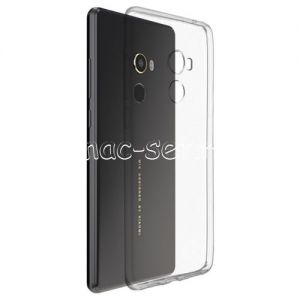 Чехол-накладка силиконовый для Xiaomi Mi Mix 2 (прозрачный 0.5мм)