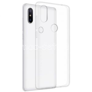Чехол-накладка силиконовый для Xiaomi Mi Mix 2S (прозрачный 1.0мм)