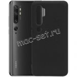 Чехол-накладка силиконовый для Xiaomi Mi Note 10 / 10 Pro (черный 1.0мм) матовый