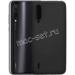 Чехол-накладка силиконовый для Xiaomi Mi 9 Lite (черный 1.0мм) матовый
