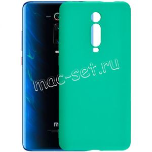 Чехол-накладка силиконовый для Xiaomi Mi 9T / 9T Pro (бирюзовый 1.0мм) матовый