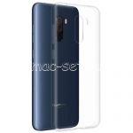 Чехол-накладка силиконовый для Xiaomi Pocophone F1 (прозрачный 1.0мм)