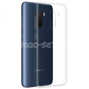 Чехол-накладка силиконовый для Xiaomi Pocophone F1 (прозрачный 1.0мм)