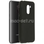 Чехол-накладка силиконовый для Xiaomi Pocophone F1 (черный 1.2мм)