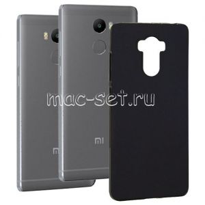 Чехол-накладка силиконовый для Xiaomi Redmi 4 / 4 Pro / Prime (черный 1.2мм)