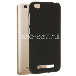 Чехол-накладка силиконовый для Xiaomi Redmi 4A (черный 1.2мм)