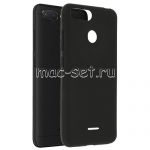 Чехол-накладка силиконовый для Xiaomi Redmi 6 (черный 1.2мм)