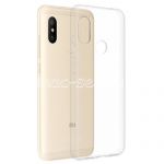 Чехол-накладка силиконовый для Xiaomi Redmi 6 Pro (прозрачный 1.0мм)