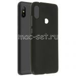 Чехол-накладка силиконовый для Xiaomi Redmi 6 Pro (черный 1.2мм)