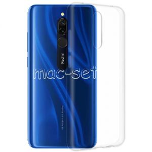 Чехол-накладка силиконовый для Xiaomi Redmi 8 (прозрачный 1.0мм)