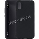Чехол-накладка силиконовый для Xiaomi Redmi 9A (черный 1.0мм) матовый