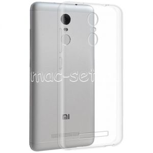 Чехол-накладка силиконовый для Xiaomi Redmi Note 3 / Note 3 Pro (прозрачный 1.0мм)