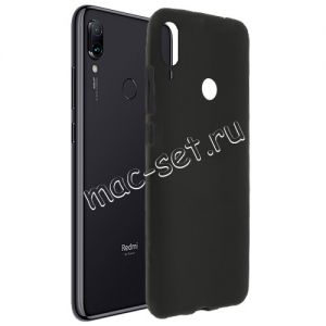 Чехол-накладка силиконовый для Xiaomi Redmi Note 7 / Pro (черный 1.2мм)