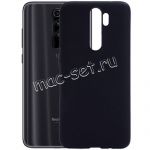 Чехол-накладка силиконовый для Xiaomi Redmi Note 8 Pro (черный 1.0мм) матовый