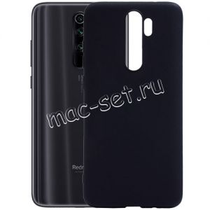 Чехол-накладка силиконовый для Xiaomi Redmi Note 8 Pro (черный 1.0мм) матовый