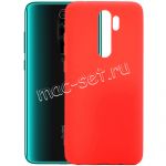 Чехол-накладка силиконовый для Xiaomi Redmi Note 8 Pro (красный 1.0мм) матовый