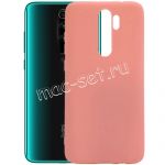 Чехол-накладка силиконовый для Xiaomi Redmi Note 8 Pro (розовый 1.0мм) матовый