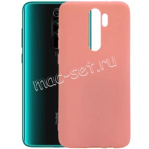 Чехол-накладка силиконовый для Xiaomi Redmi Note 8 Pro (розовый 1.0мм) матовый