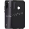 Чехол-накладка силиконовый для Xiaomi Redmi Note 8T (черный 1.0 мм) матовый