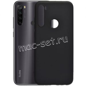Чехол-накладка силиконовый для Xiaomi Redmi Note 8T (черный 1.0 мм) матовый