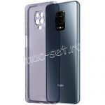 Чехол-накладка силиконовый для Xiaomi Redmi Note 9 Pro / Note 9S (серый) iBox Crystal