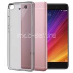 Чехол-накладка силиконовый для Xiaomi Mi5s (серый 0.5мм)