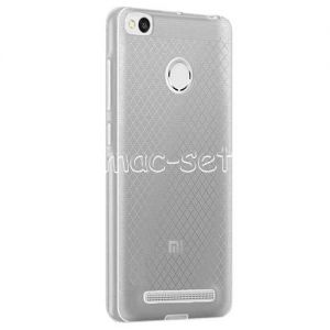 Чехол-накладка силиконовый для Xiaomi Redmi 3s / 3 Pro (серый 0.5мм)