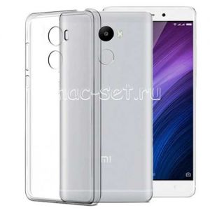 Чехол-накладка силиконовый для Xiaomi Redmi 4 (прозрачный 0.5мм)