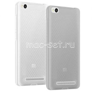 Чехол-накладка силиконовый для Xiaomi Redmi 3 (серый 0.5мм)
