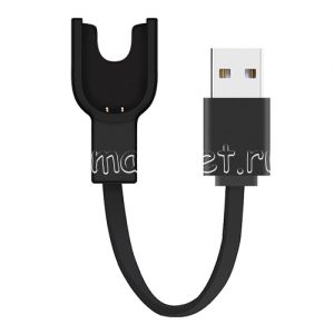 Кабель USB для зарядки Xiaomi Mi Band 3 (черный)