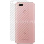 Защитная наклейка для Xiaomi Mi A1 / Mi5x карбон [задняя] (прозрачная)