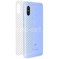 Защитная наклейка для Xiaomi Mi A2 Lite карбон [задняя] (прозрачная)
