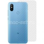 Защитная наклейка для Xiaomi Mi A2 / Mi6x карбон [задняя] (прозрачная)