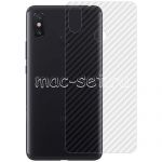 Защитная наклейка для Xiaomi Mi Max 3 карбон [задняя] (прозрачная)