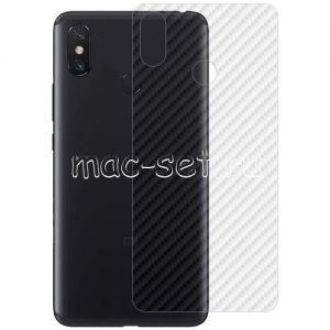 Защитная наклейка для Xiaomi Mi Max 3 карбон [задняя] (прозрачная)
