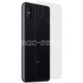 Защитная наклейка для Xiaomi Mi 8 карбон [задняя] (прозрачная)