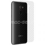 Защитная наклейка для Xiaomi Pocophone F1 карбон [задняя] (прозрачная)