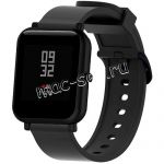 Силиконовый ремешок для Xiaomi Amazfit Bip (черный)