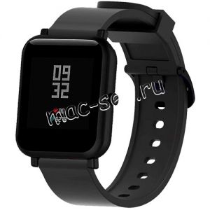 Силиконовый ремешок для Xiaomi Amazfit Bip (черный)