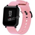 Силиконовый ремешок для Xiaomi Amazfit Bip (розовый)