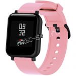 Силиконовый ремешок для Xiaomi Amazfit Bip (розовый)
