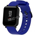 Силиконовый ремешок для Xiaomi Amazfit Bip (синий)