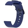 Силиконовый ремешок для смарт-часов Xiaomi Amazfit Bip темно-синего цвета
