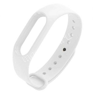 Силиконовый ремешок для Xiaomi Mi Band 2 (белый)