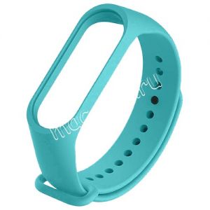 Силиконовый ремешок для Xiaomi Mi Band 3 / Mi Band 4 (голубой)