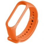 Силиконовый ремешок для Xiaomi Mi Band 3 / Mi Band 4 (оранжевый)